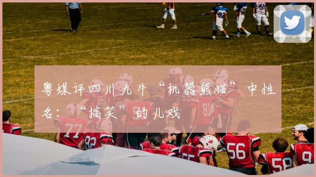 粤媒评四川九牛“机器熊猫”中性名：“搞笑”的儿戏