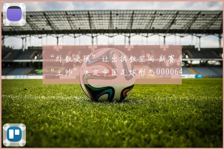 “外教受限”让出执教空间 新赛季“土帅”决定中国足球形态0000644