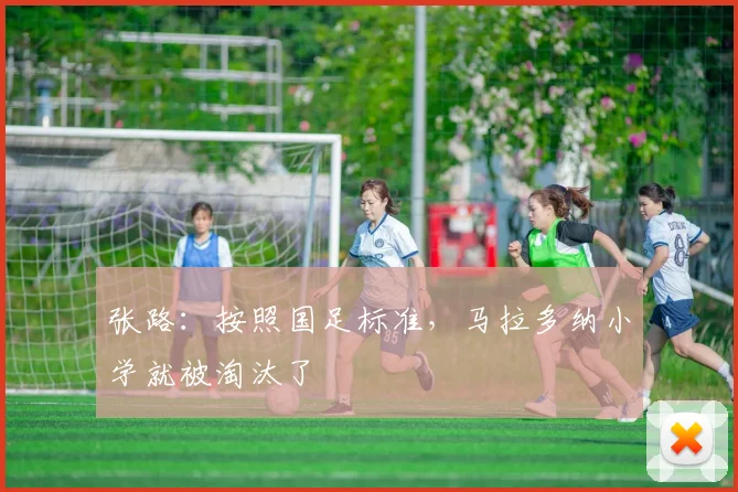 张路：按照国足标准，马拉多纳小学就被淘汰了